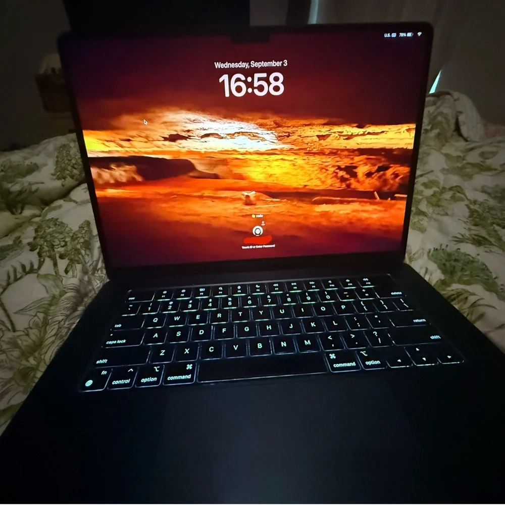 2023 15in Apple Laptop - Dark Gray Finish